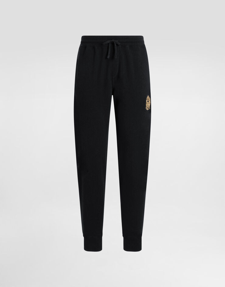 Dolce & Gabbana Smooth cashmere trousers Black GXU27ZJBWIR