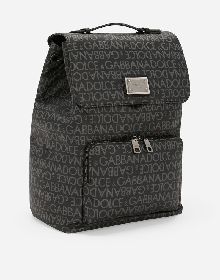 Dolce & Gabbana Sac à dos en jacquard enduit Multicolore BM2334AJ705