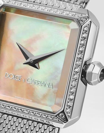 Dolce & Gabbana Sofia Stahl-Uhr mit Diamanten Dolce & Gabbana Sofia Stahl-Uhr mit Diamanten Mehrfarbig WWJC2SXCMDM