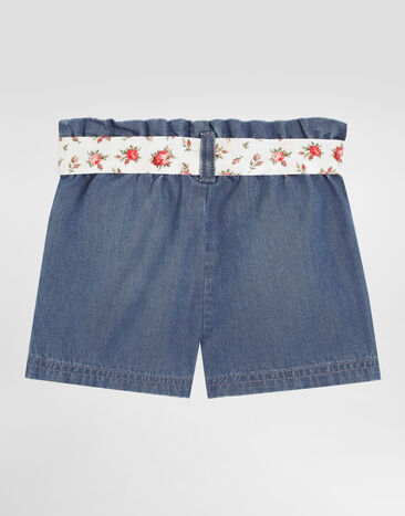 Dolce & Gabbana Short en chambray Multicolor L23Q32LDD73