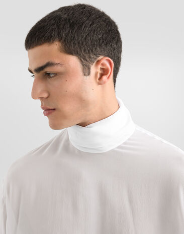 Dolce & Gabbana Silk georgette shirt White G8SD9TFU1AR