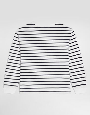 Dolce & Gabbana Striped jersey t-shirt Multicolor L4JTKTFB7DF