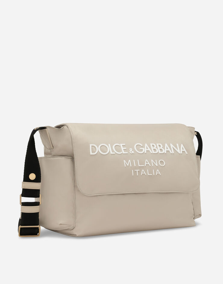 Dolce & Gabbana Borsa fasciatoio in nylon Beige EB0240AG182