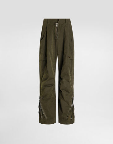 Dolce & Gabbana Faille cargo trousers Brown GP15VTHUMS8