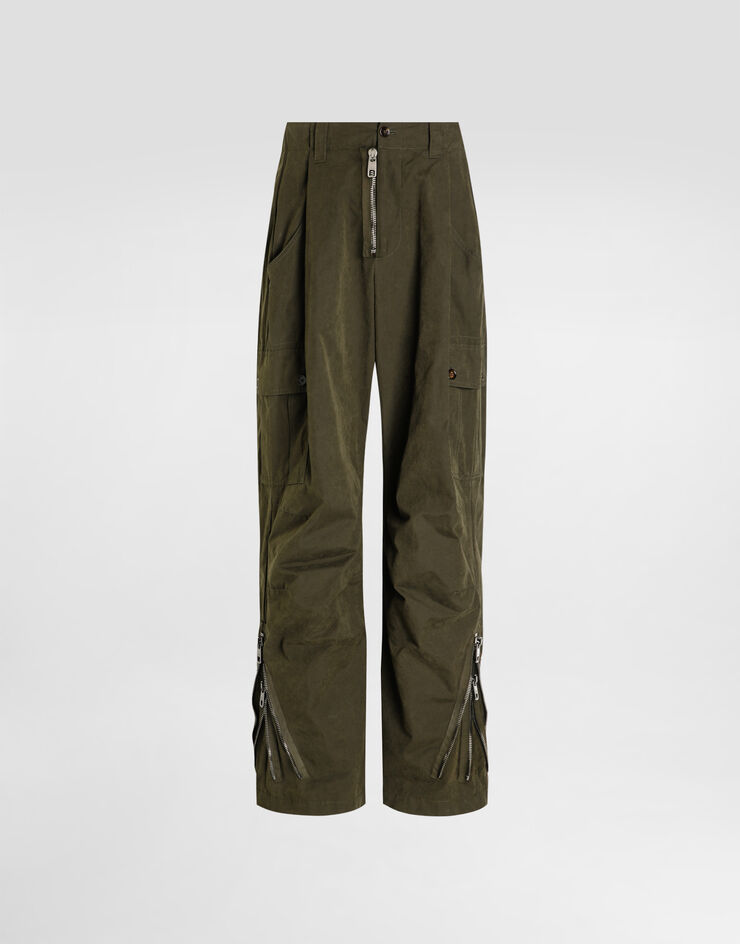 Dolce & Gabbana Faille cargo trousers Brown GP15VTHUMS8