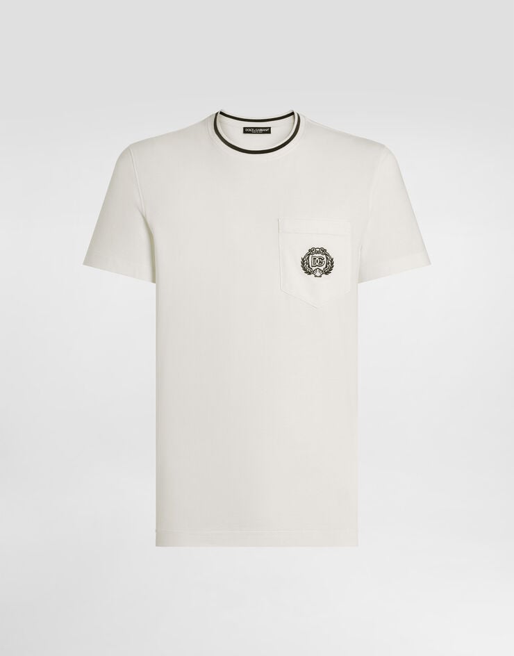 Dolce & Gabbana Jersey t-shirt White G8RA2ZFU7EQ