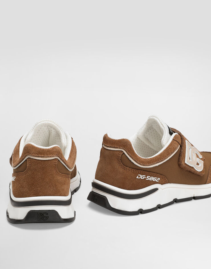 Dolce & Gabbana DG running split calfskin sneakers Multicolor DA5187AA954
