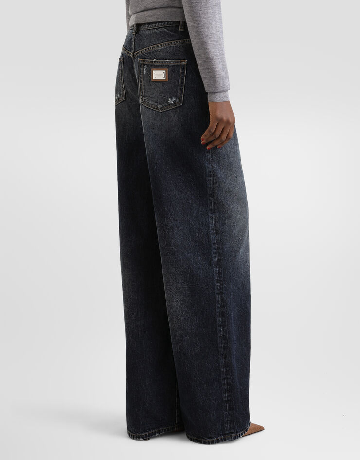 Dolce & Gabbana 5-pocket denim trousers Multicolor FTDDBDG8PS4