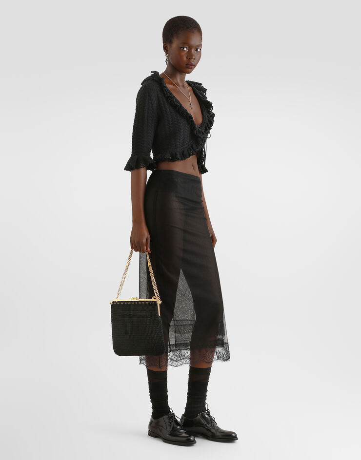 Dolce & Gabbana Crochet cardigan Dolce & Gabbana Crochet cardigan Black FXVG4TJBCLG