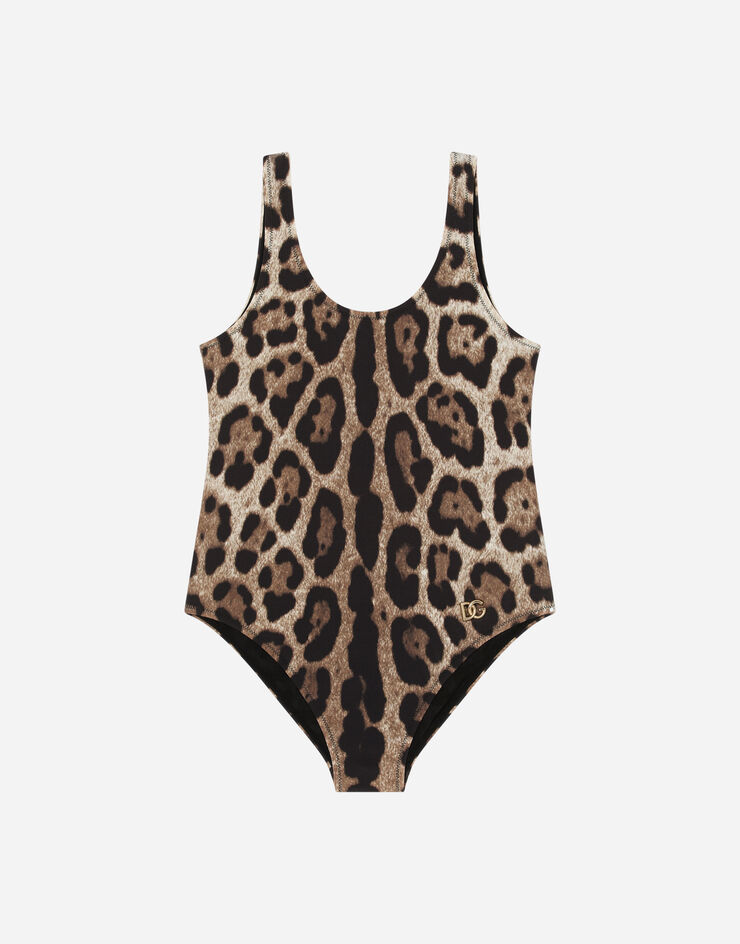 Dolce & Gabbana Leopard-print one-piece swimsuit Animal Print L5J812FSGDM