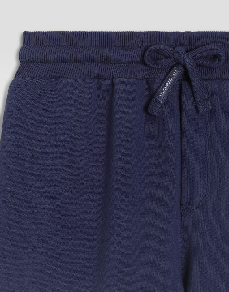 Dolce & Gabbana Bermudas en felpa con estampado carretto Dolce & Gabbana Bermudas en felpa con estampado carretto Blue L4JQXSG7P9H