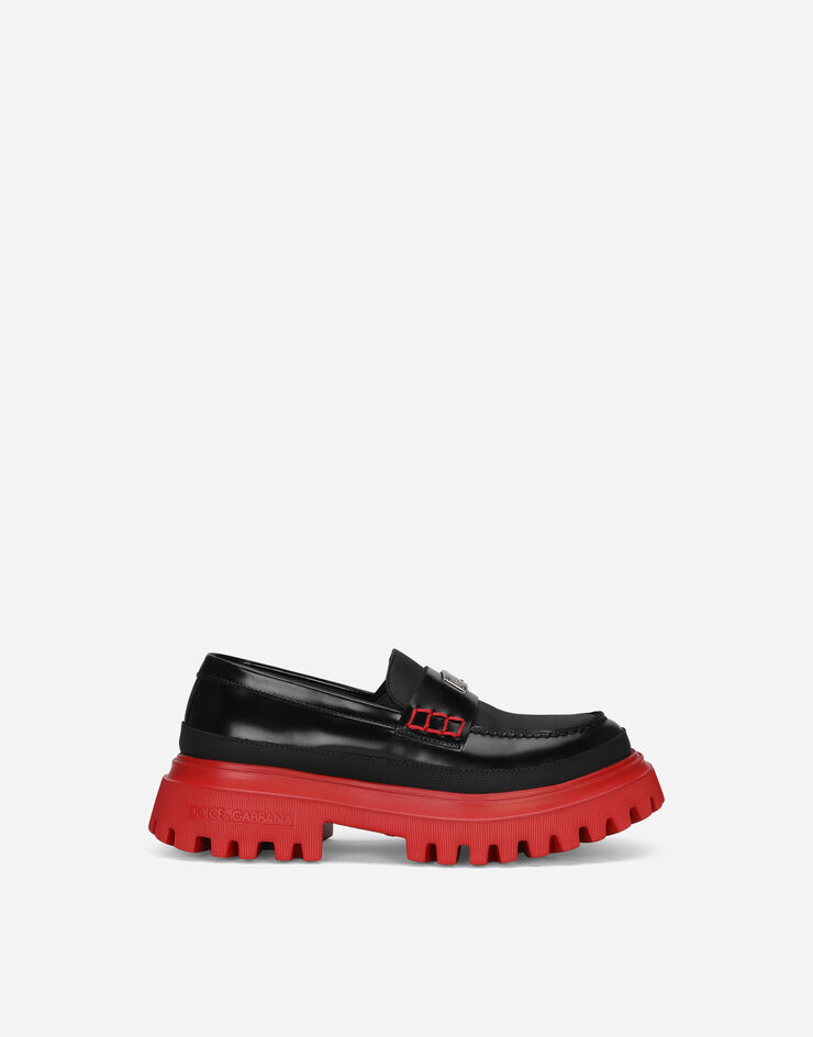 Dolce&Gabbana Calfskin loafers Black D11171AA598