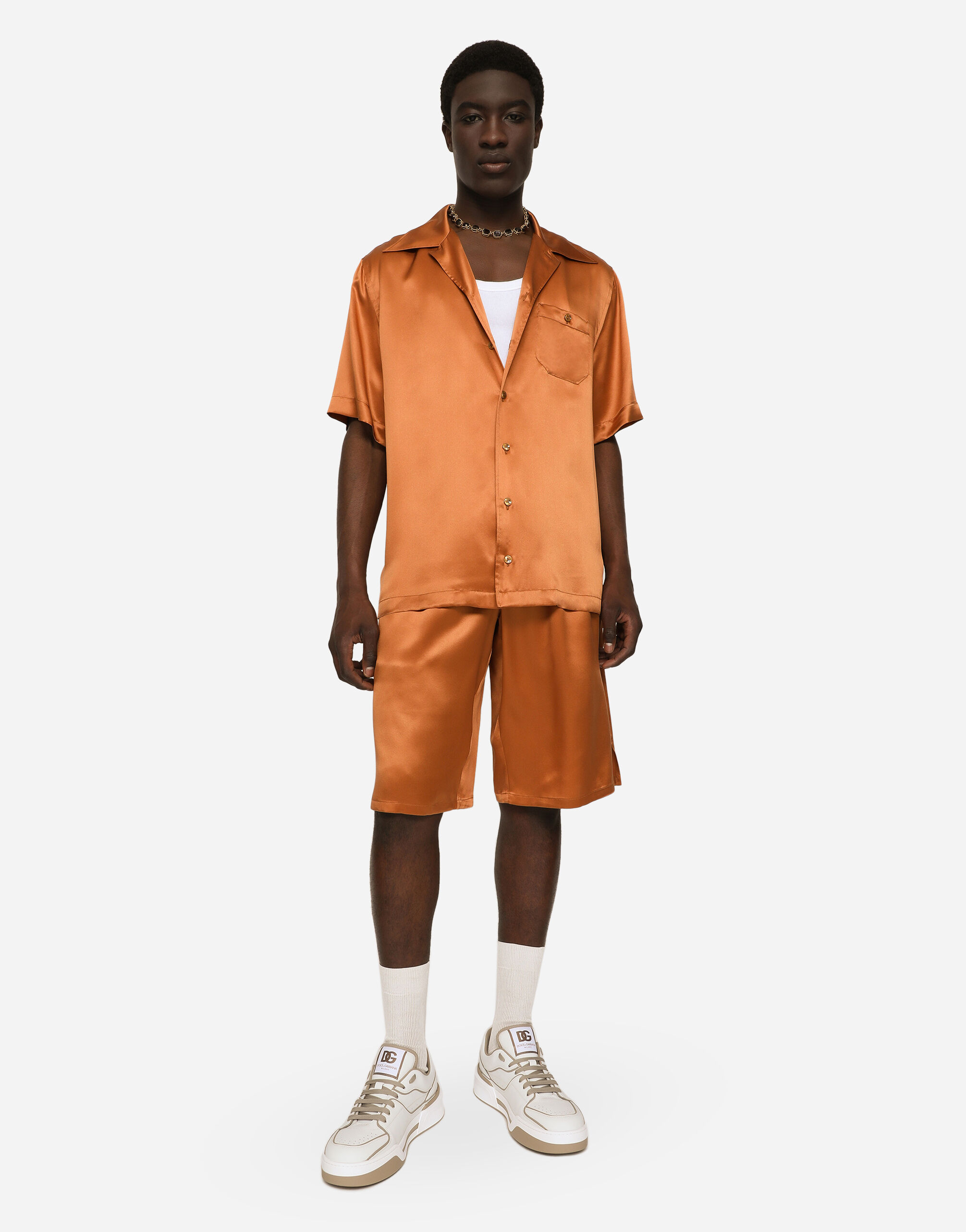 美品 DOLCE&GABBANA カシミヤニット シルクサテン ケープ 42