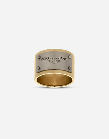 Dolce & Gabbana Anillo con placa Dolce&Gabbana Dorado WRP5T2W1111