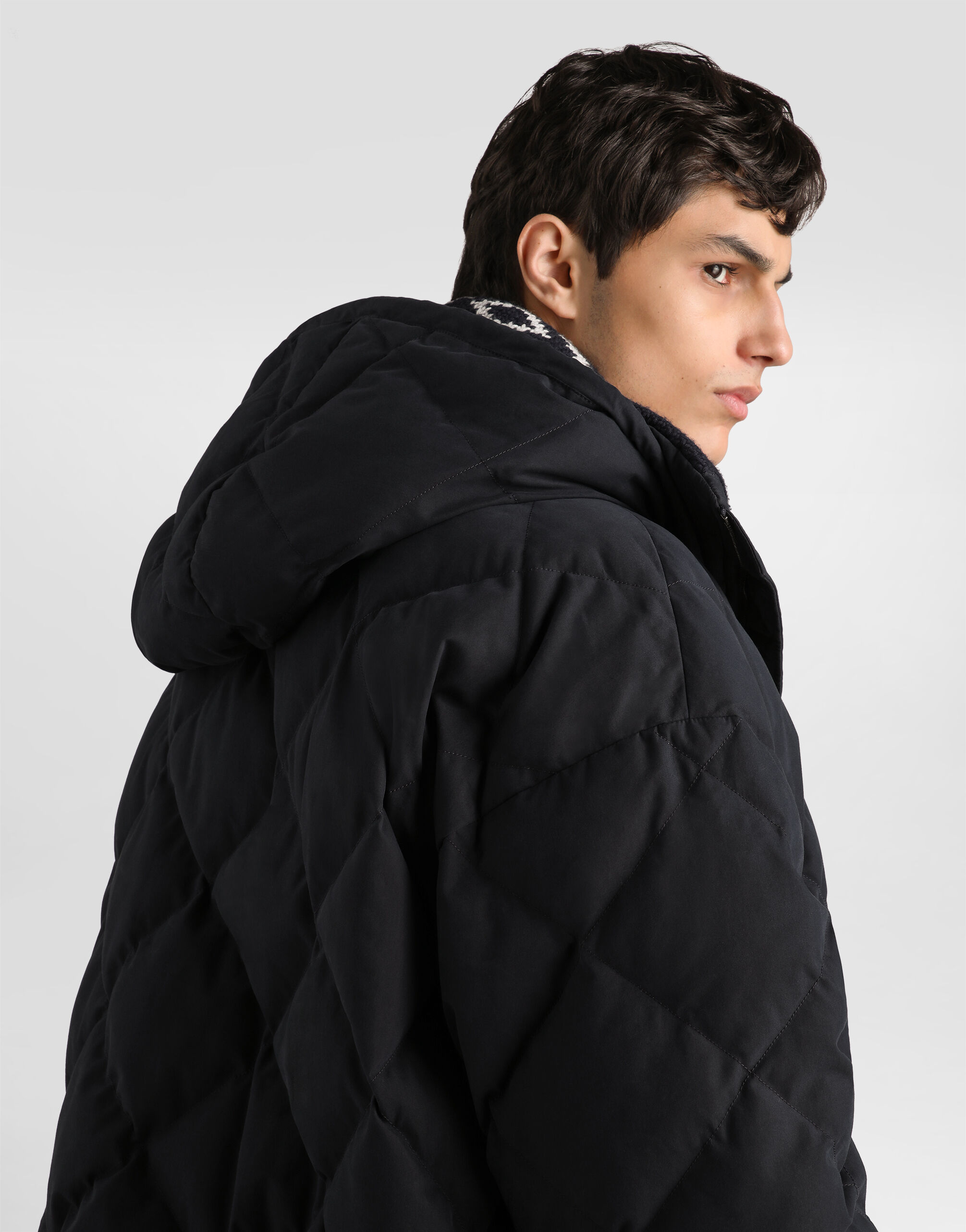 DOLCE&GABBANA パテッド ジャケット 中綿 1218最終値段 Blueのメンズ キルテッド コットン パデッド ジャケット | Dolce&Gabbana®