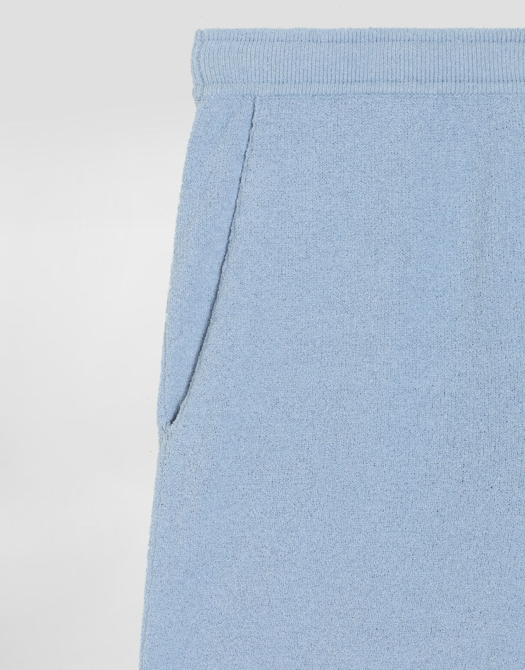 Dolce & Gabbana Smooth knit shorts Dolce & Gabbana Smooth knit shorts Azure GXU31ZJGMGX