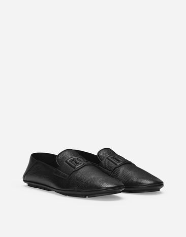 Dolce & Gabbana Deerskin driver shoes Black A50583A8034