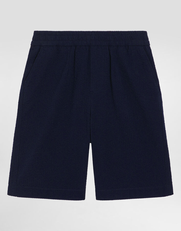 Dolce & Gabbana Cotton bermuda shorts Blue L43Q86FR51F