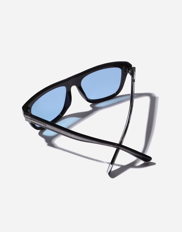 Dolce & Gabbana Lunettes de soleil à imprimé Maiolica corallo Dolce & Gabbana Lunettes de soleil à imprimé Maiolica corallo Black VG4545VP180
