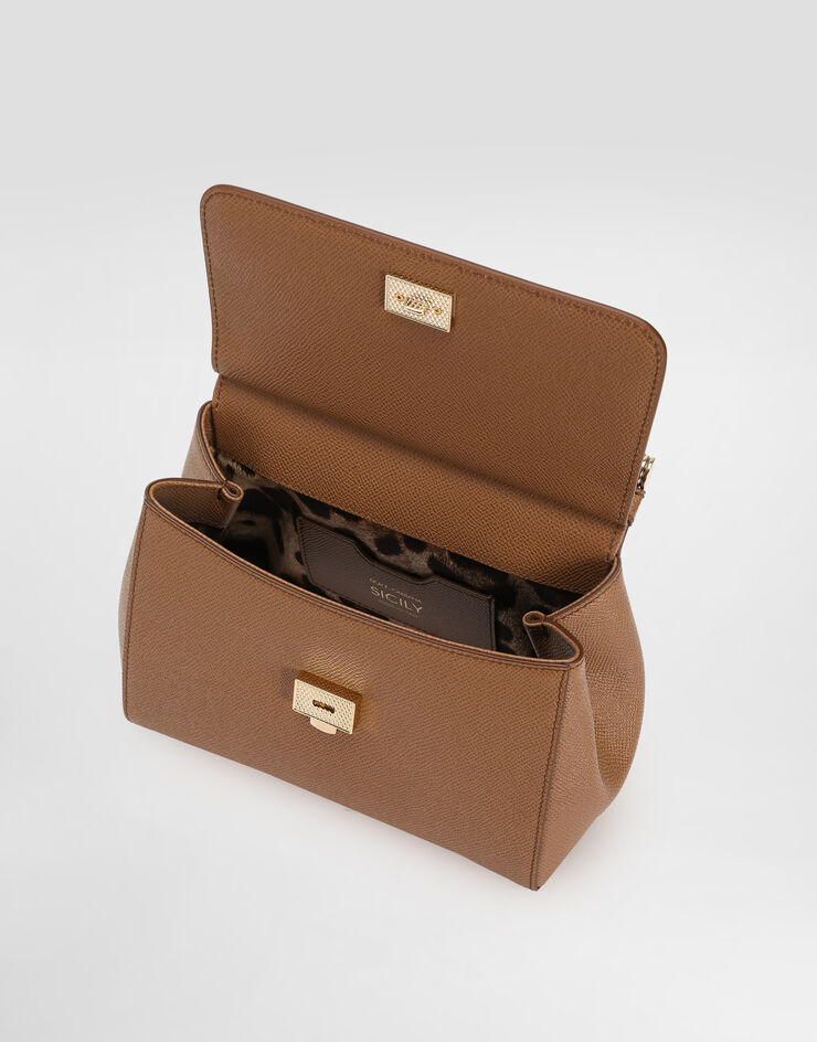 Dolce & Gabbana Medium Sicily handbag Brown BB6003B1001