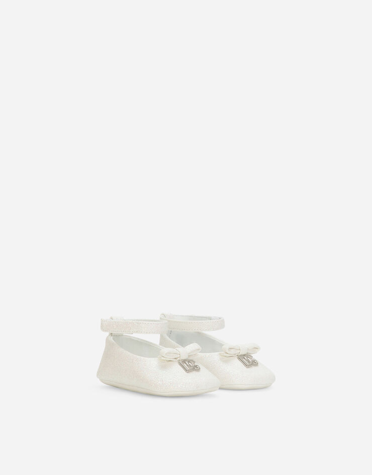 Dolce&Gabbana Glittery ballet flats White DK0065AQ836