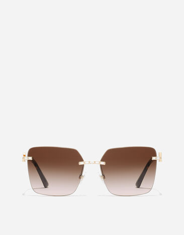Dolce & Gabbana DG クリスタル サングラス Dolce & Gabbana DG クリスタル サングラス Gold VG2332VM213
