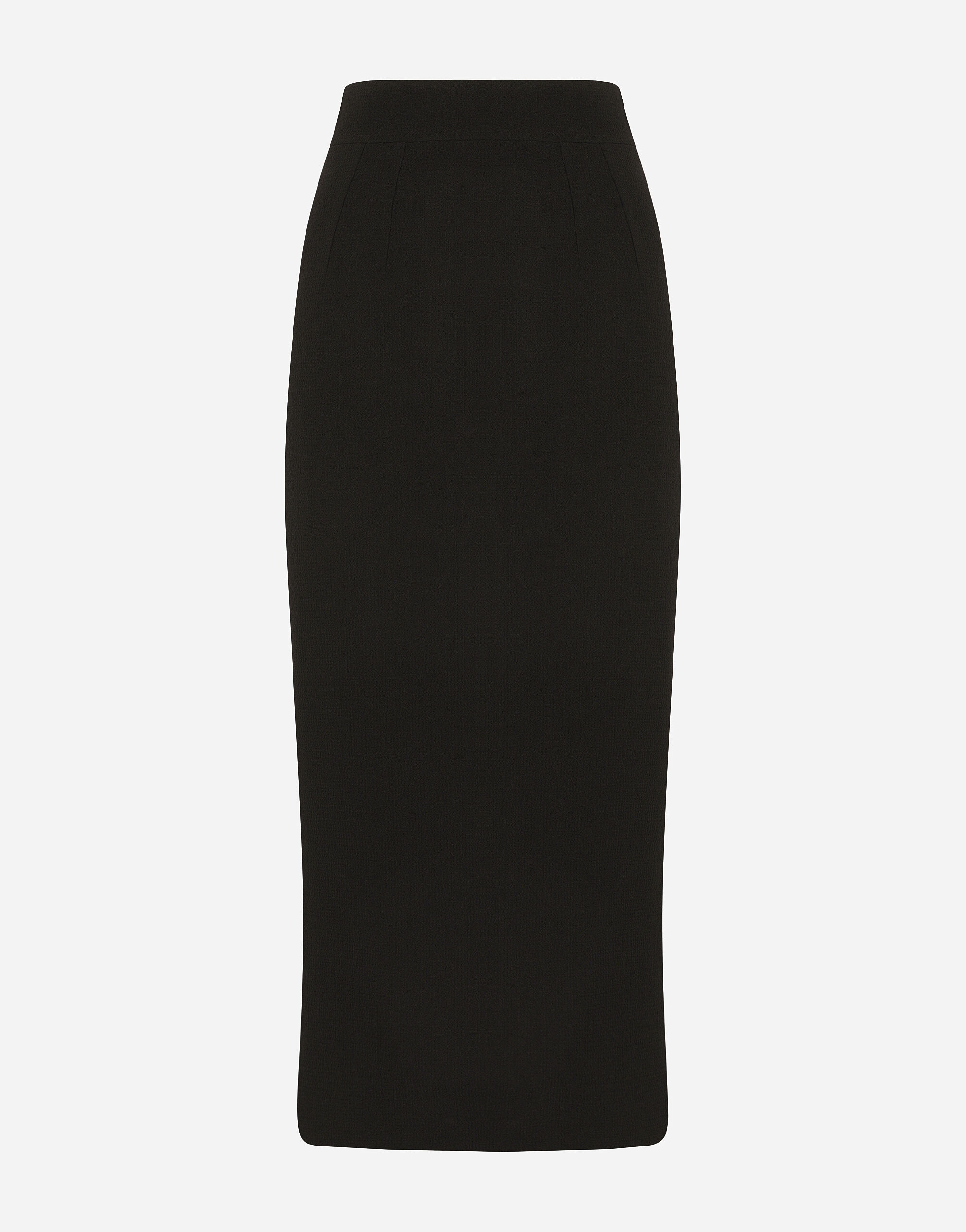 Dolce & Gabbana Virgin wool pencil skirt Black BB6002AI413