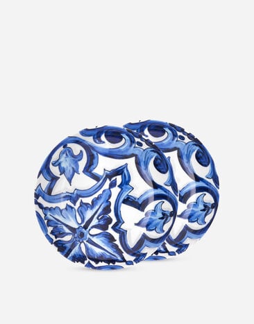 Dolce & Gabbana 2er-Set tiefe Teller aus Porzellan Mehrfarbig TC0S05TCA48