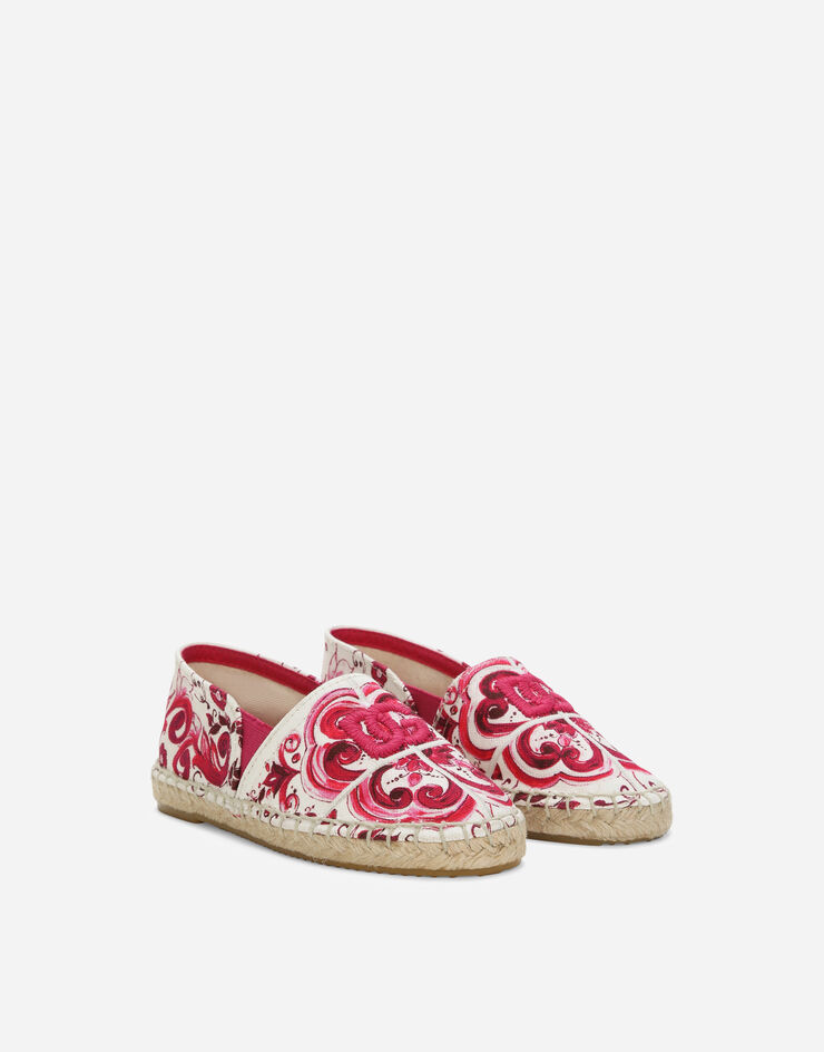 Dolce&Gabbana Espadrilles aus bedrucktem Canvas Mehrfarbig D00230AF418