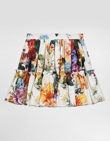 Dolce & Gabbana Rock aus Popeline Blumenprint Drucken L54I58HS5TV