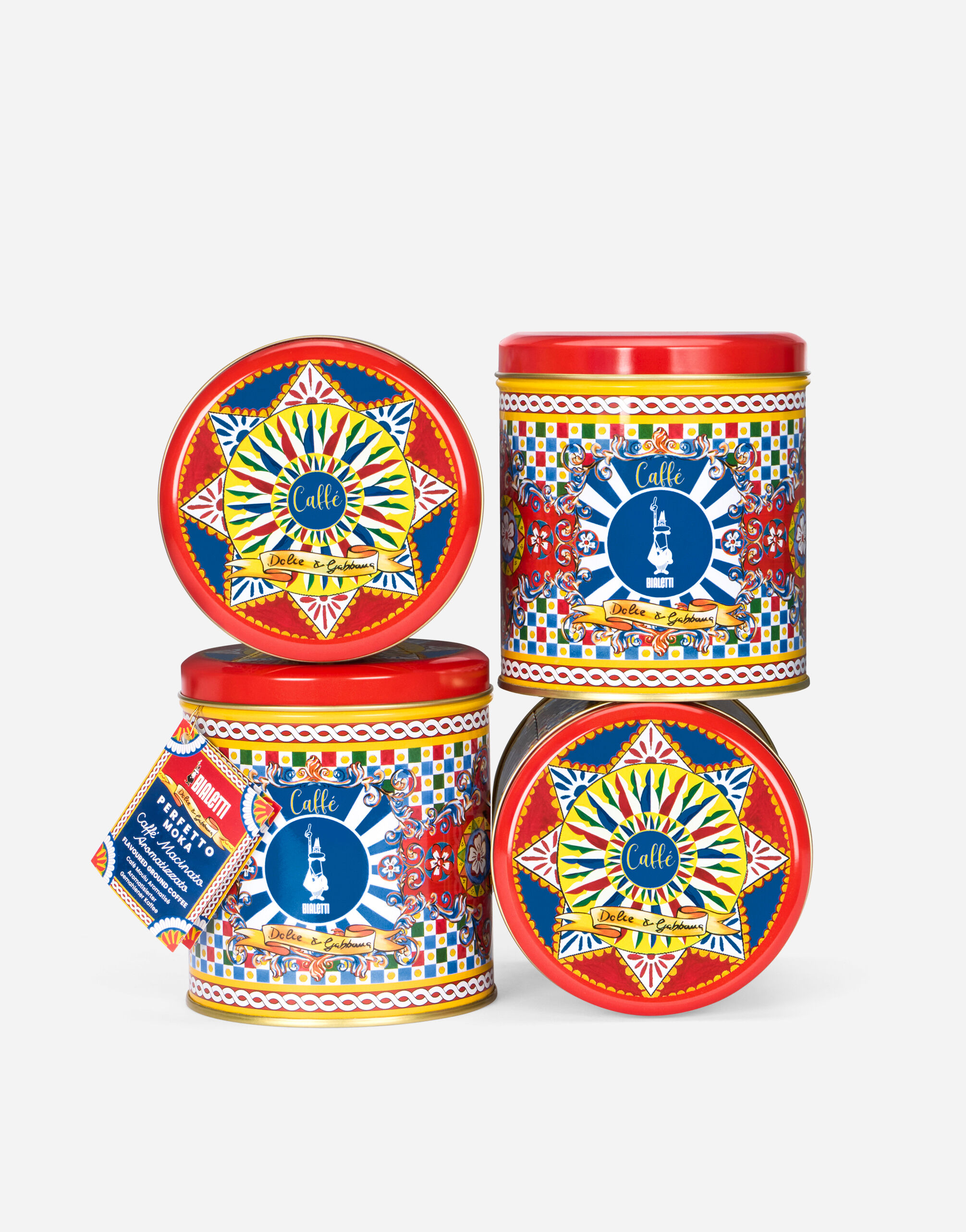 4 Coffee Canisters BIALETTI DOLCE&GABBANA in Multicolor