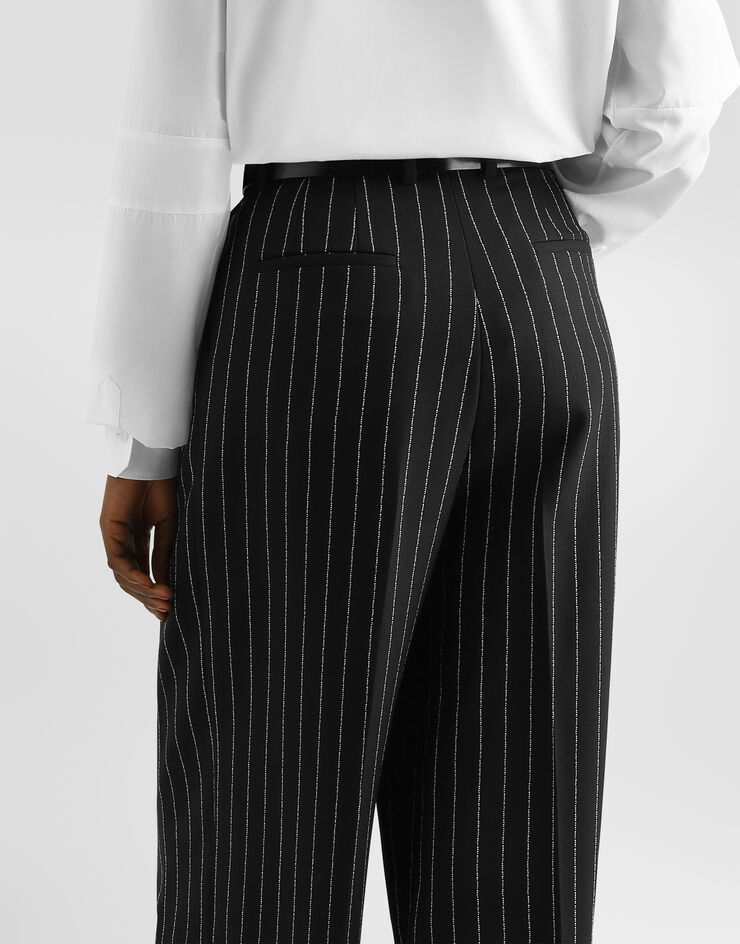 Dolce & Gabbana Pinstripe virgin wool trousers Dolce & Gabbana Pinstripe virgin wool trousers Multicolor FTDQDTFR22V