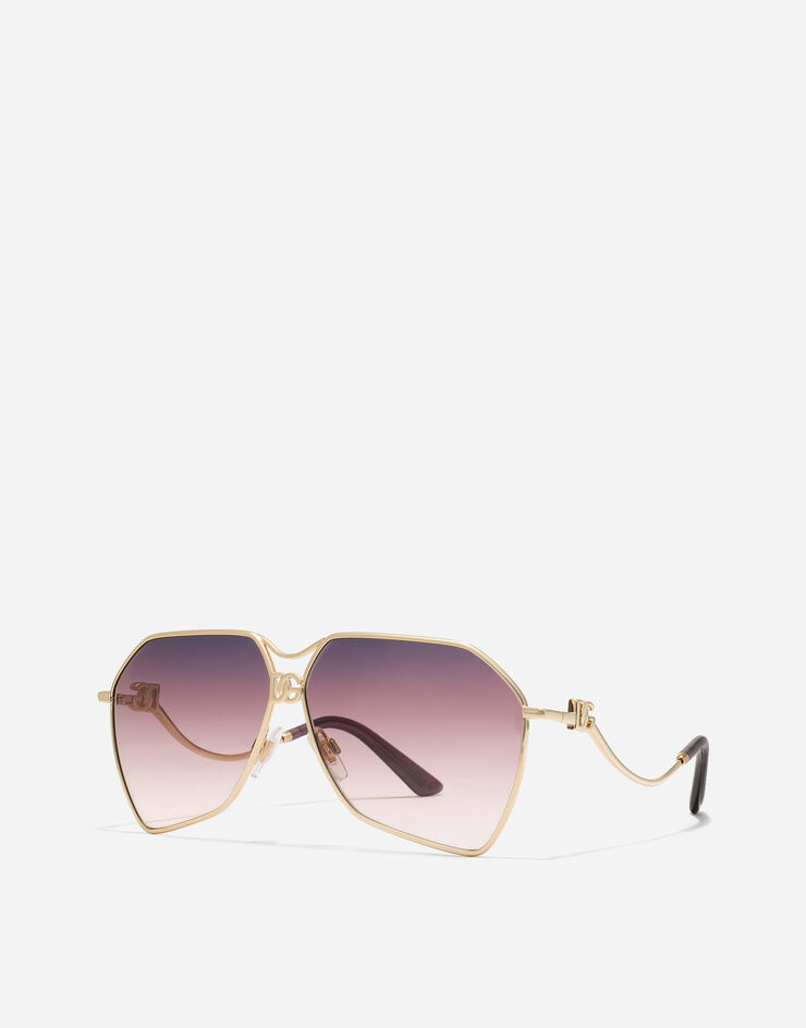 Dolce & Gabbana DG Filo Sunglasses Gold VG2326VM2U6