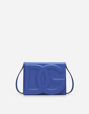 Dolce & Gabbana Calfskin DG logo crossbody bag Lilac BB7287AW576