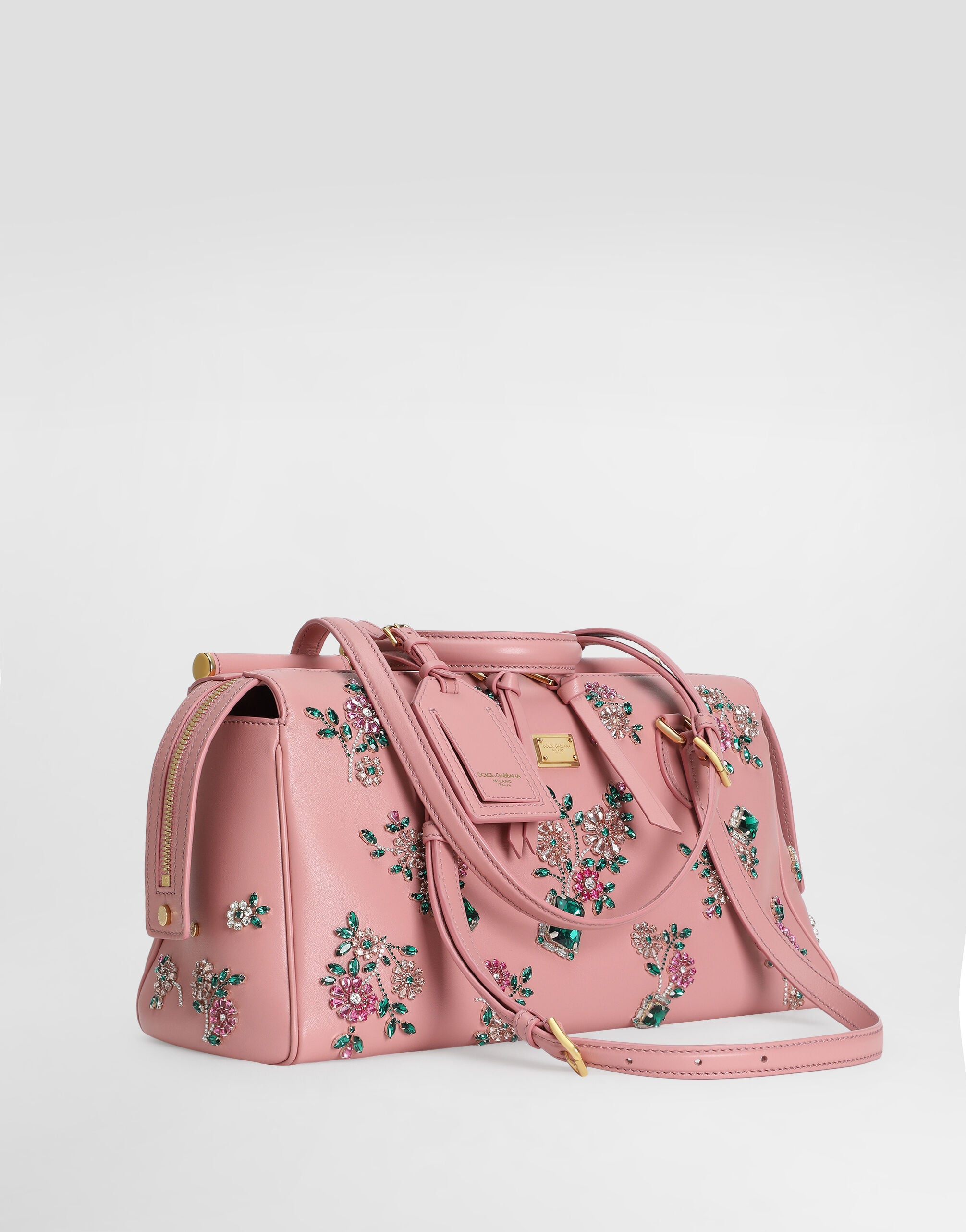 Medium Vittoria handbag with embroidery in Multicolor for Women