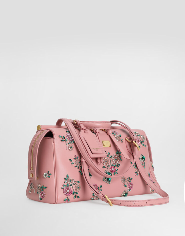 Dolce & Gabbana Bolso de mano Vittoria mediano con bordado Multicolor BB7844A0654