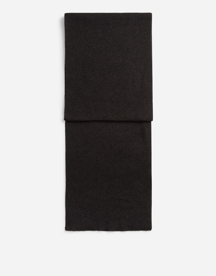 Dolce & Gabbana Silk and cashmere scarf black GXC71TJAM9D