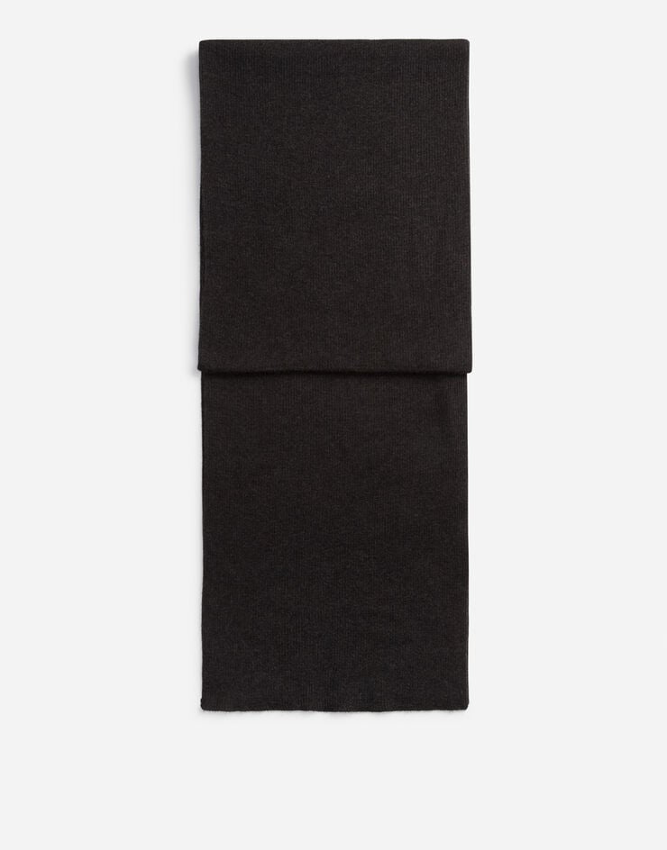 Dolce & Gabbana 羊绒、真丝混纺围巾 黑 GXC71TJAM9D