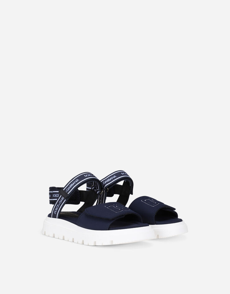 Dolce & Gabbana Technical fabric sandals with DG logo Multicolor DA5061AY233