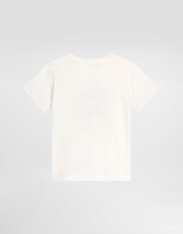 Dolce & Gabbana Jersey t-shirt with print White L1JT7WG7PMJ