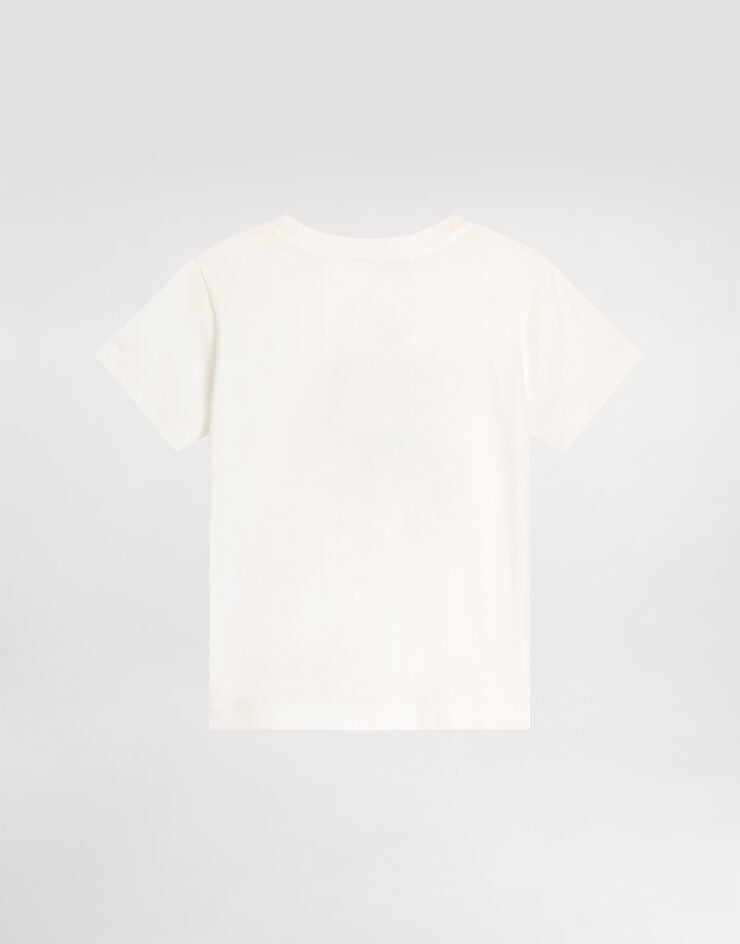 Dolce & Gabbana Jersey t-shirt with print White L1JT7WG7PMJ