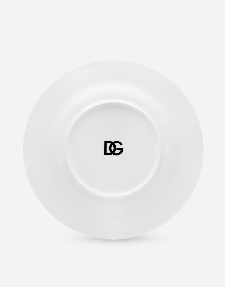 Dolce & Gabbana 자기 차저 접시 멀티 컬러 TC0005TCA48