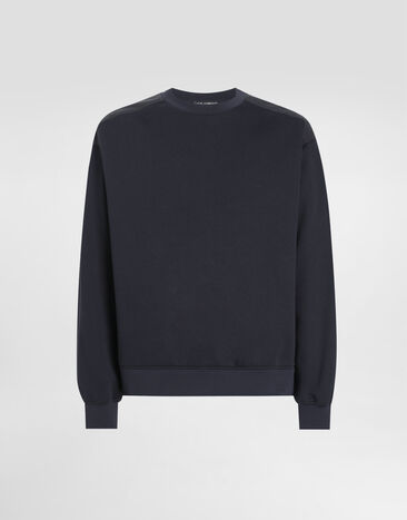 Dolce & Gabbana Double-faced sweatshirt Blue G9CBTTHUML9