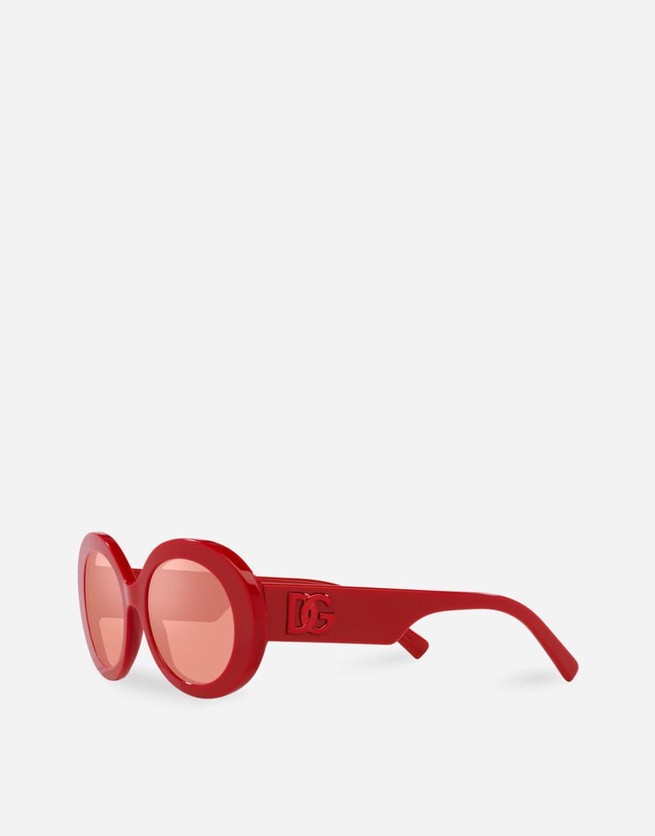 Dolce & Gabbana Солнцезащитные очки DG Logo красный VG4448VP7E4