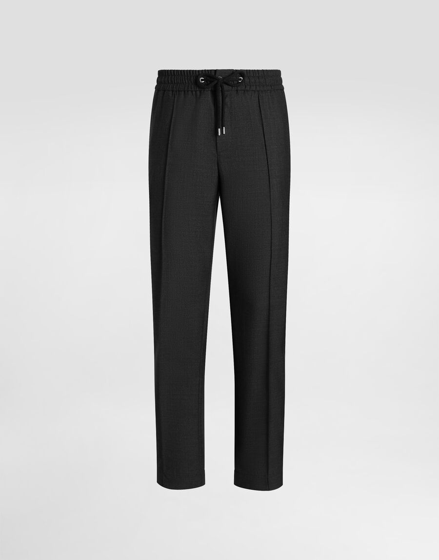 Wool canvas trousers