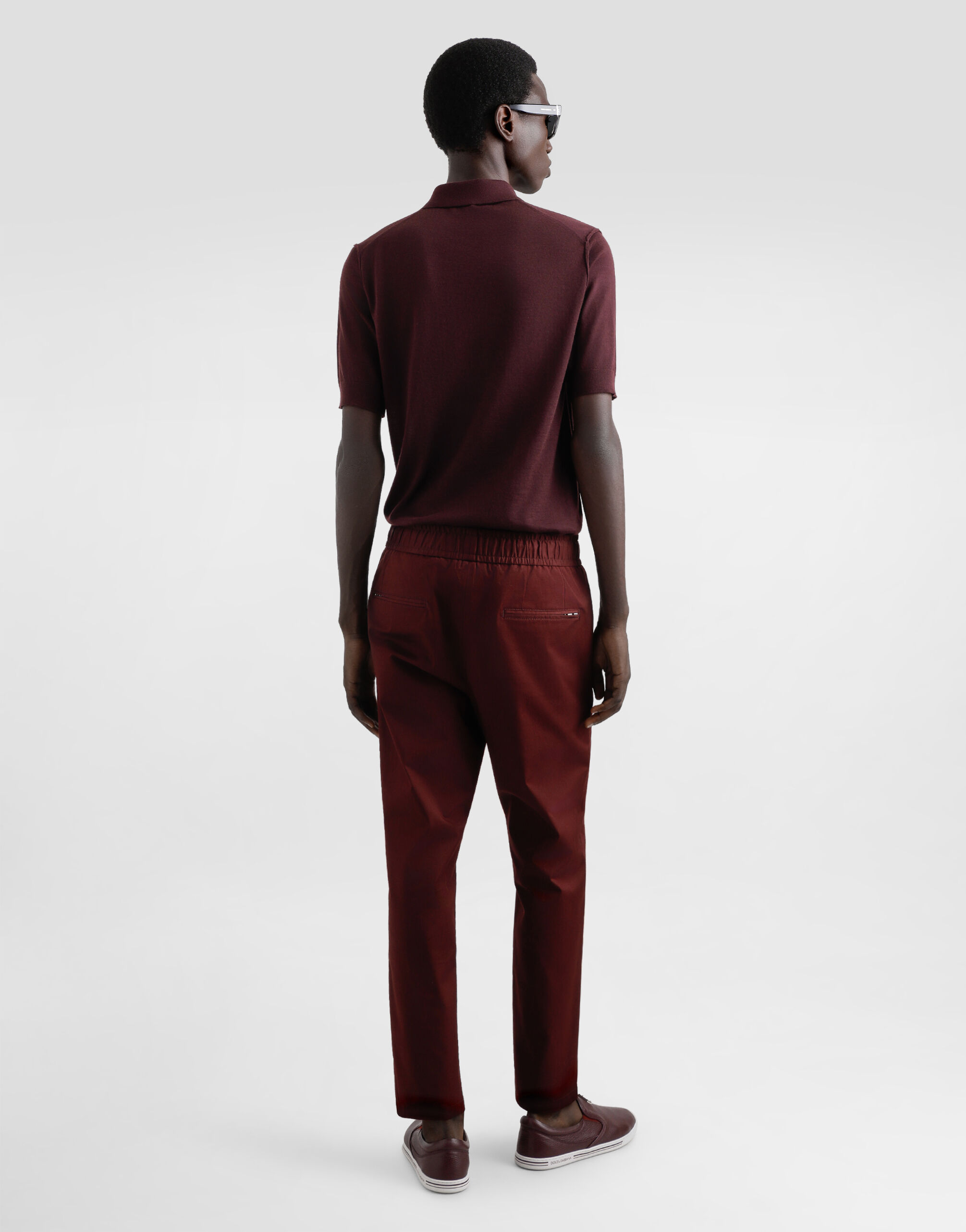 Cotton jogging pants with tag - thumbnail 3