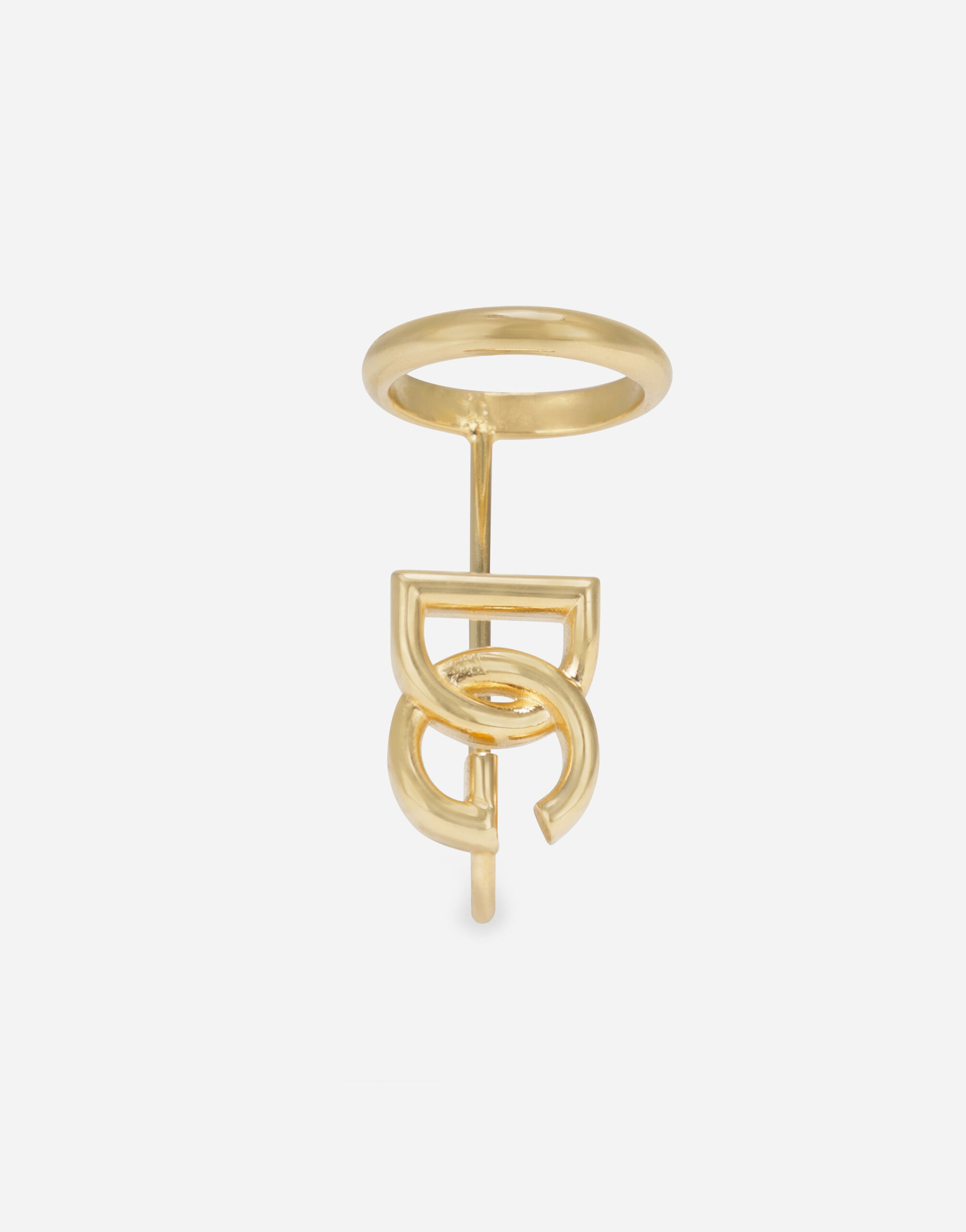 Long DG logo ring in Gold for Dolce Gabbana US
