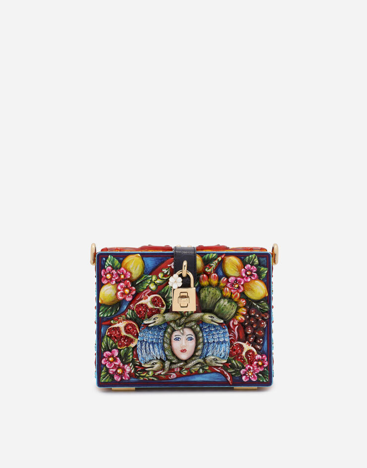 Dolce & Gabbana Resin Triskelion Dolce Box bag Multicolor BB7165AY611