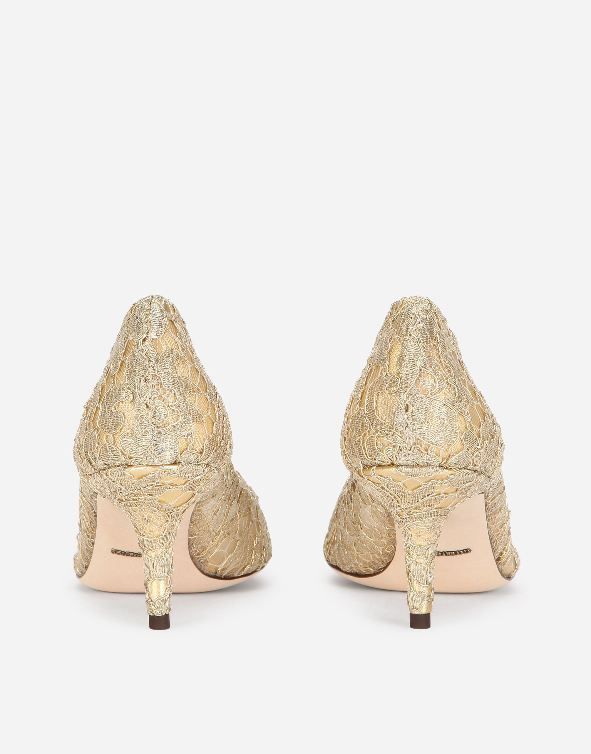 Dolce gabbana gold heels top