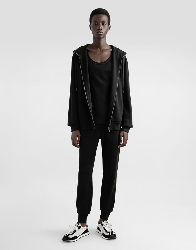 Dolce & Gabbana Cotton hoodie with tag Black G9BGDTG7N7B
